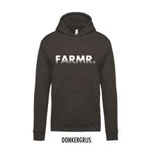 Afbeelding in Gallery-weergave laden, FARMR. Kids hoodie met wit fade logo
