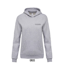 Afbeelding in Gallery-weergave laden, FARMR. Kids hoodie met kleine zwarte open letters
