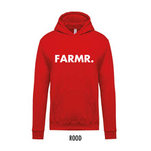 Afbeelding in Gallery-weergave laden, FARMR. Kids hoodie met grote witte volle letters
