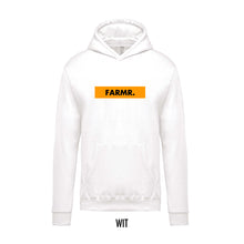 Afbeelding in Gallery-weergave laden, FARMR. Kids hoodie met geel block logo
