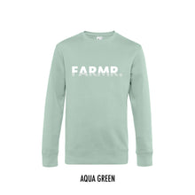 Afbeelding in Gallery-weergave laden, FARMR. Pastel Sweater met wit fade logo
