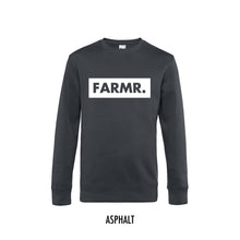 Afbeelding in Gallery-weergave laden, FARMR. Basic Sweater met groot wit block logo
