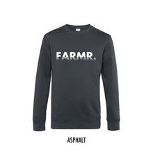 Afbeelding in Gallery-weergave laden, FARMR. Basic Sweater met wit fade logo
