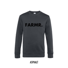 Load image into Gallery viewer, FARMR. Basic Sweater met grote zwarte volle letters
