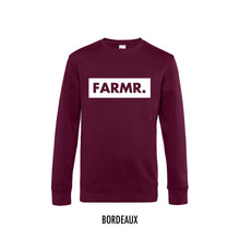 Afbeelding in Gallery-weergave laden, FARMR. Basic Sweater met groot wit block logo
