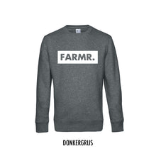 Afbeelding in Gallery-weergave laden, FARMR. Basic Sweater met groot wit block logo
