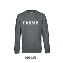 Afbeelding in Gallery-weergave laden, FARMR. Basic Sweater met wit fade logo
