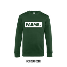 Afbeelding in Gallery-weergave laden, FARMR. Basic Sweater met groot wit block logo
