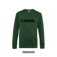 Load image into Gallery viewer, FARMR. Basic Sweater met grote zwarte volle letters
