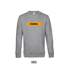 Afbeelding in Gallery-weergave laden, FARMR. Basic Sweater met geel block logo
