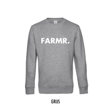 Load image into Gallery viewer, FARMR. Basic Sweater met grote witte volle letters
