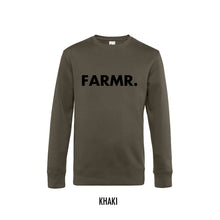 Load image into Gallery viewer, FARMR. Basic Sweater met grote zwarte volle letters
