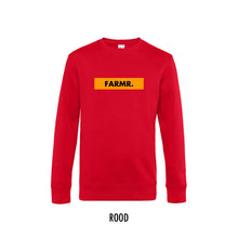 Load image into Gallery viewer, FARMR. Basic Sweater met geel block logo
