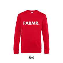 Afbeelding in Gallery-weergave laden, FARMR. Basic Sweater met grote witte volle letters
