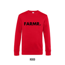 Load image into Gallery viewer, FARMR. Basic Sweater met grote zwarte volle letters
