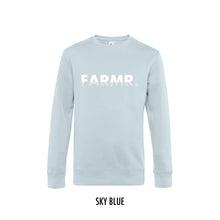 Afbeelding in Gallery-weergave laden, FARMR. Pastel Sweater met wit fade logo
