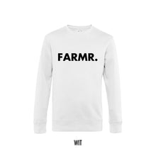 Load image into Gallery viewer, FARMR. Basic Sweater met grote zwarte volle letters
