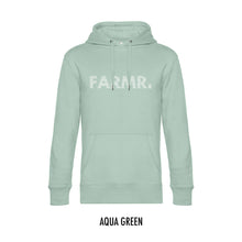 Afbeelding in Gallery-weergave laden, FARMR. Pastel Hoodie met wit stripe logo
