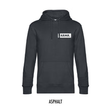 Load image into Gallery viewer, FARMR. Basic Hoodie met klein wit block logo
