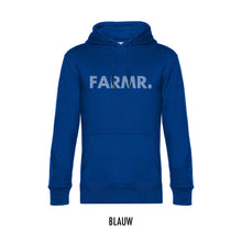 Afbeelding in Gallery-weergave laden, FARMR. Kleuren Hoodie met wit stripe logo
