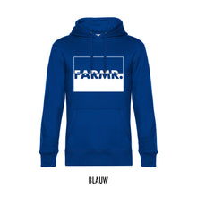 Afbeelding in Gallery-weergave laden, FARMR. Kleuren Hoodie met wit yingyang logo
