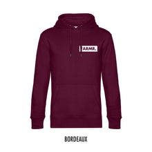 Afbeelding in Gallery-weergave laden, FARMR. Basic Hoodie met klein wit block logo
