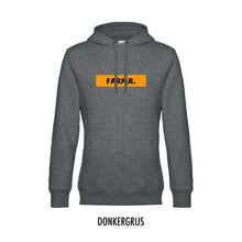 Load image into Gallery viewer, FARMR. Basic Hoodie met geel block logo
