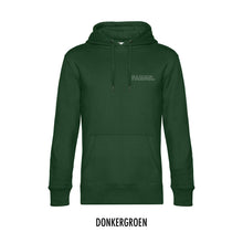 Load image into Gallery viewer, FARMR. Basic Hoodie met kleine witte open letters
