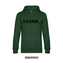 Load image into Gallery viewer, FARMR. Basic Hoodie met grote zwarte volle letters
