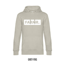 Afbeelding in Gallery-weergave laden, FARMR. Pastel Hoodie met groot wit block logo
