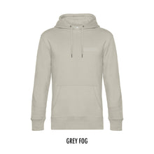 Afbeelding in Gallery-weergave laden, FARMR. Pastel Hoodie met kleine witte open letters
