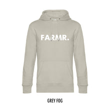 Load image into Gallery viewer, FARMR. Pastel Hoodie met grote witte volle letters
