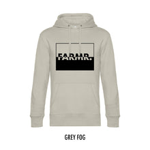 Load image into Gallery viewer, FARMR. Pastel Hoodie met zwart yingyang logo
