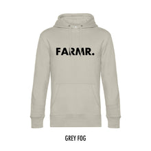 Load image into Gallery viewer, FARMR. Pastel Hoodie met grote zwarte volle letters
