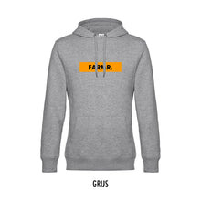 Afbeelding in Gallery-weergave laden, FARMR. Basic Hoodie met geel block logo
