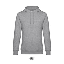 Afbeelding in Gallery-weergave laden, FARMR. Basic Hoodie met kleine witte open letters
