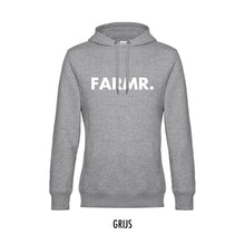 Load image into Gallery viewer, FARMR. Basic Hoodie met grote witte volle letters
