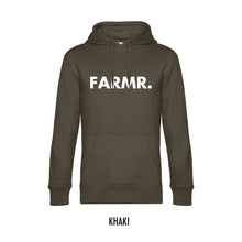 Load image into Gallery viewer, FARMR. Basic Hoodie met grote witte volle letters
