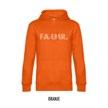 Afbeelding in Gallery-weergave laden, FARMR. Kleuren Hoodie met wit stripe logo
