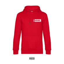 Afbeelding in Gallery-weergave laden, FARMR. Basic Hoodie met klein wit block logo
