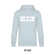 Afbeelding in Gallery-weergave laden, FARMR. Pastel Hoodie met groot wit block logo
