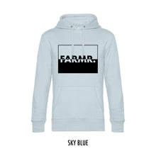 Afbeelding in Gallery-weergave laden, FARMR. Pastel Hoodie met zwart yingyang logo
