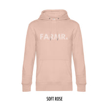 Afbeelding in Gallery-weergave laden, FARMR. Pastel Hoodie met wit stripe logo
