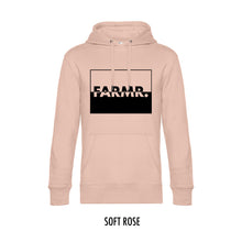 Afbeelding in Gallery-weergave laden, FARMR. Pastel Hoodie met zwart yingyang logo
