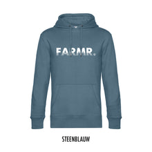 Afbeelding in Gallery-weergave laden, FARMR. Kleuren Hoodie met wit fade logo
