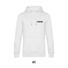 Afbeelding in Gallery-weergave laden, FARMR. Basic Hoodie met kleine zwarte volle letters
