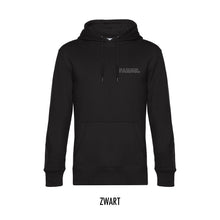 Load image into Gallery viewer, FARMR. Basic Hoodie met kleine witte open letters
